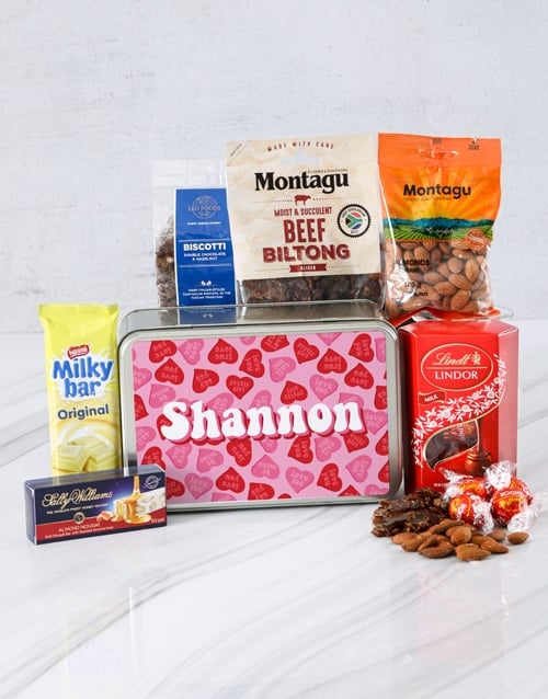 Personalised Love Bite Snack Tin (STANDARD)