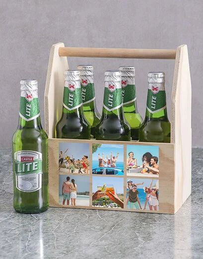 Personalised Snapshot Beer Crate