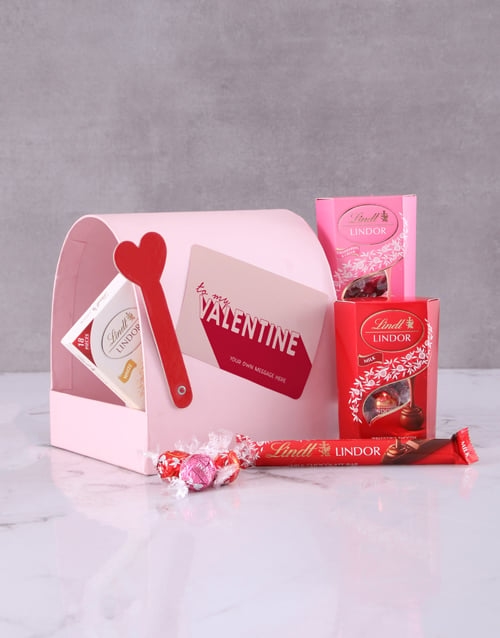 Personalised Love Chocolate Post Box (STANDARD)