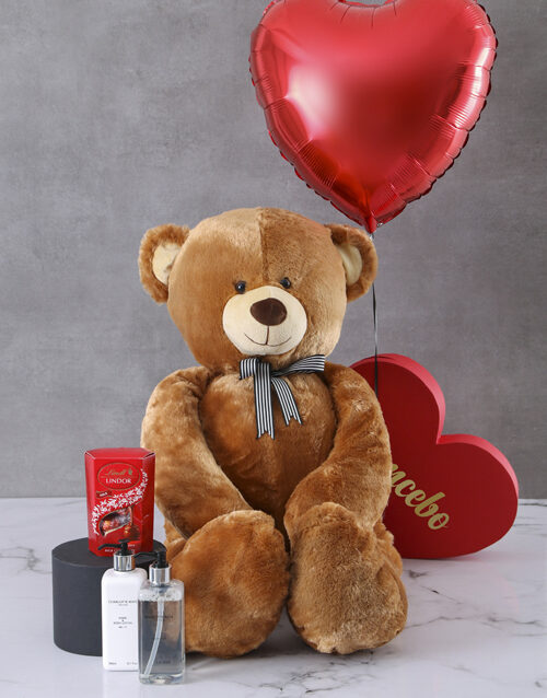 Personalised 1M Large Plush Teddy Hamper