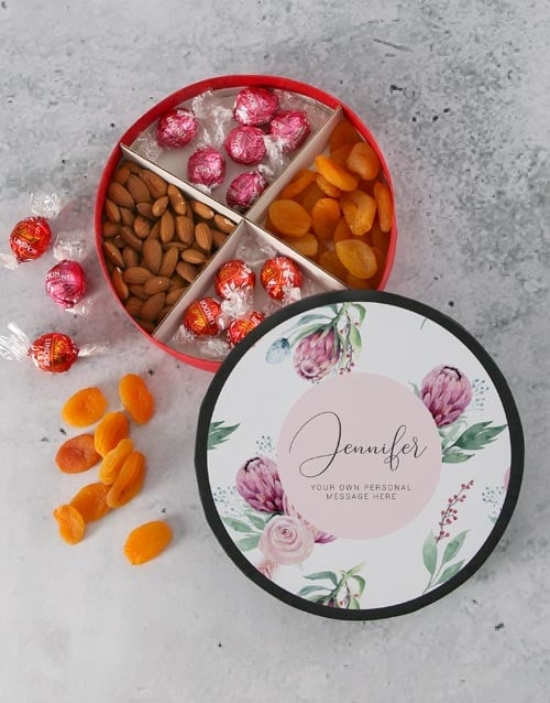 Personalised Protea Fruit And Nut Wheel (Standard)