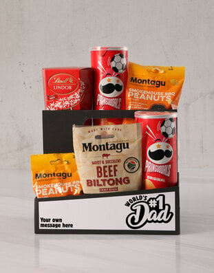 Personalised Number One Dad Snack Crate (SNACKS)