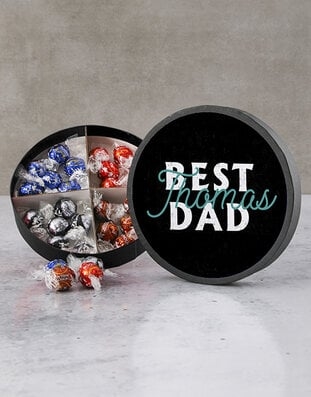 Personalised Best Dad Lindt Wheel (STANDARD)