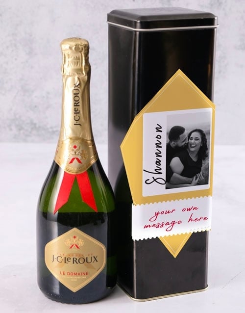 Personalised Photo Bubbly Tin (SPARKLING)
