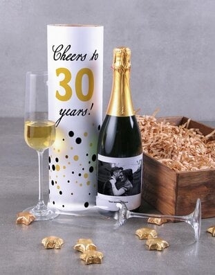 Personalised Cheers Sparkling Tube