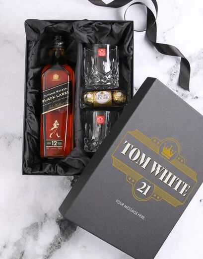 Personalised Johnnie Walker Glassware (RED)