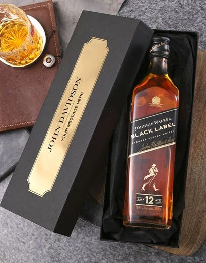 Personalised Johnnie Walker Plaque (RED)