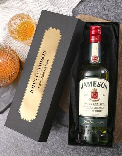 Personalised Jameson Plaque Gift Box