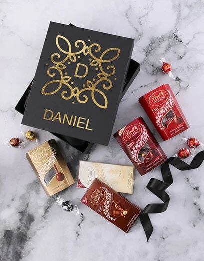 Personalised Monogram Lindt Gift Box
