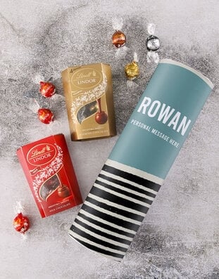 Personalised Name Lindt Chocolate Tube
