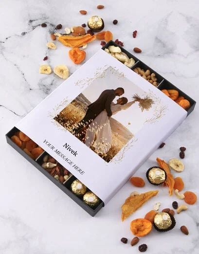 Personalised Photo Snack Tray Gift Set (6 PC)