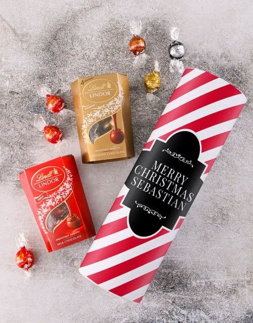 Personalised Yuletide Treasure Tube
