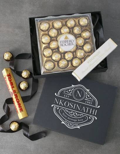 Personalised Sweet Chocolate Box