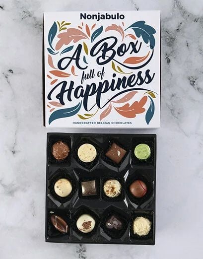 Personalised Happiness In A Chocolate Tray