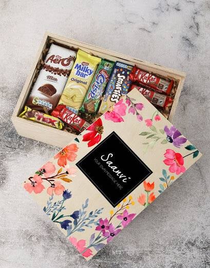 Personalised Chocolate Keepsake Crate