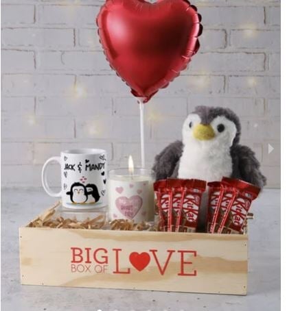 Personalised Pengu Teddy And Candle Gift