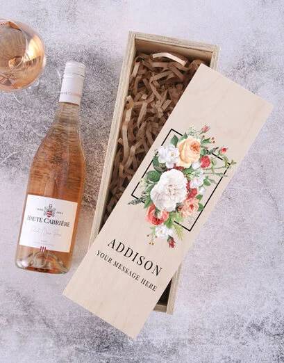 Personalised Haute Cabriere With Flowers
