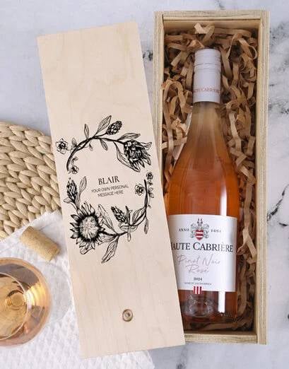 Personalised Haute Indulgence Wine Crate
