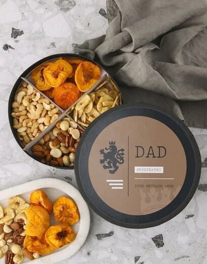 Personalised For You Dad Nibbles Box