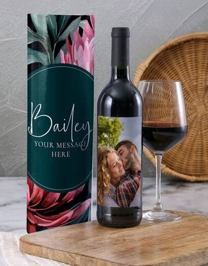 Personalised Date Night Wine Gift