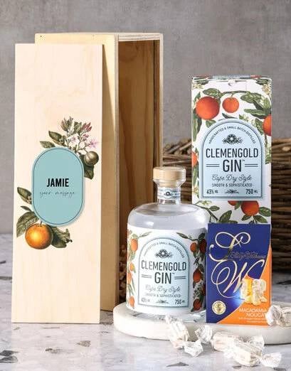 Personalised Finest Clemengold Gin Set