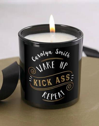 Personalised Kick Ass Candle