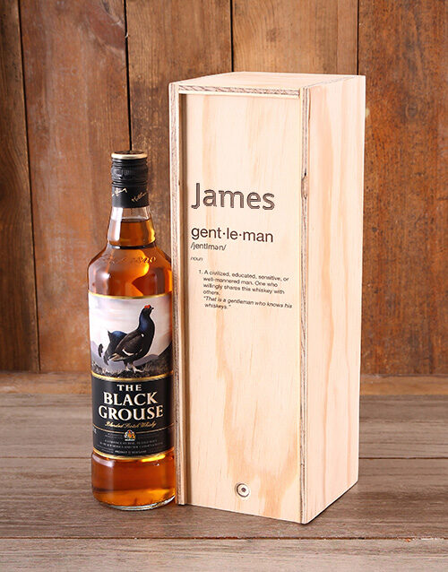 Definition of a Gentleman Booze Crate (Black Grouse)