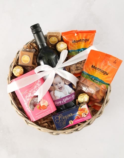 Personalised Photo Mothers Day Basket