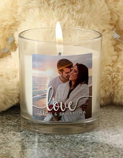 Personalised Photo Candle (Vanilla)