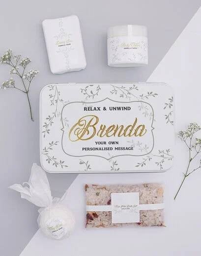 Personalised Relax and Unwind Keepsake Box