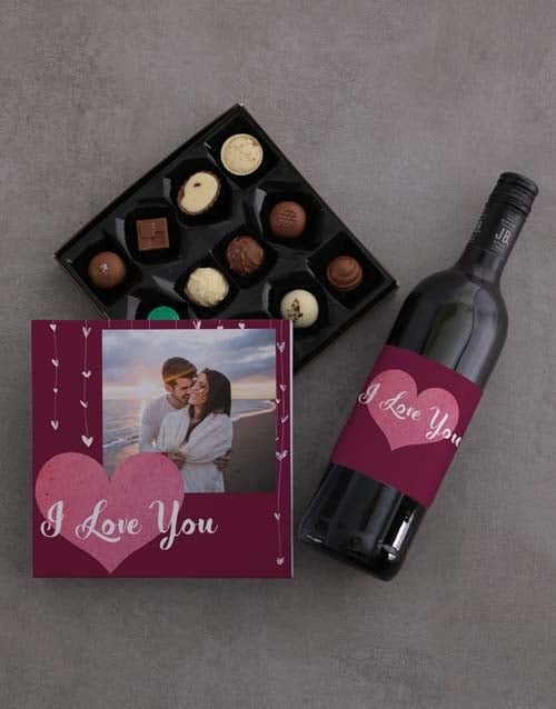 Personalised Photo Love Choc Tray