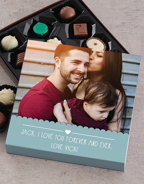 Personalised Love Photo Choc Tray (Standard)
