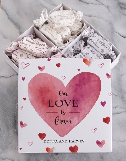 Personalised Love Sally Williams Nougat Box