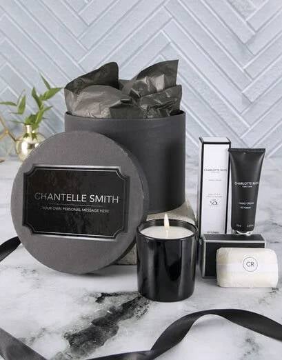 Personalised Charlotte Rhys Spoils Gift Box (Spring Flowers)