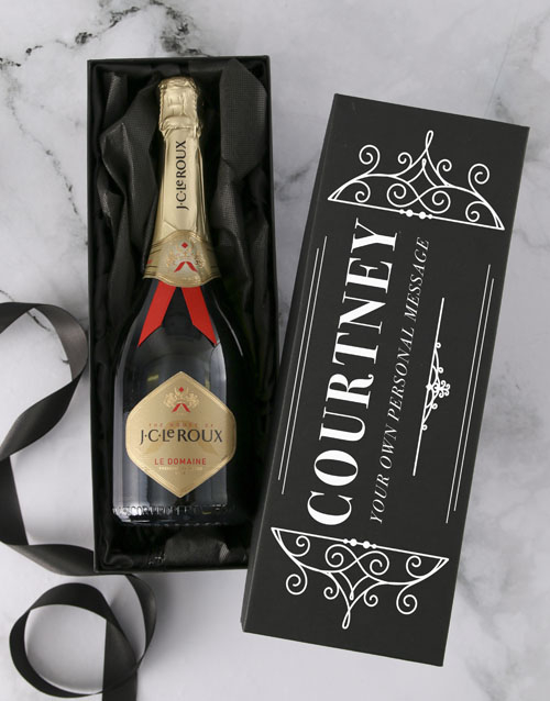Personalised Vintage Bubbly Giftbox (JC Le Roux)