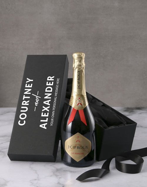 Personalised Love Bubbly Giftbox (JC Le Roux)