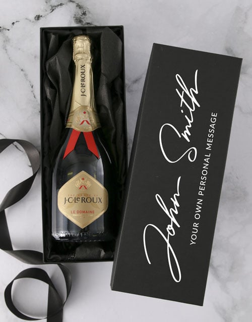 Personalised Signature Bubbly Giftbox (JC Le Roux)