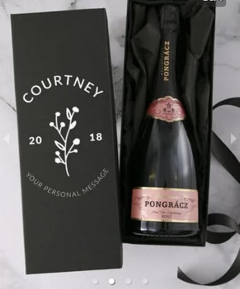 Personalised Pink Bubbly Giftbox (JC Le Roux)