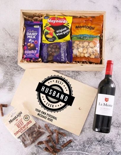 Personalised Best Ever Man Crates (Snacks)