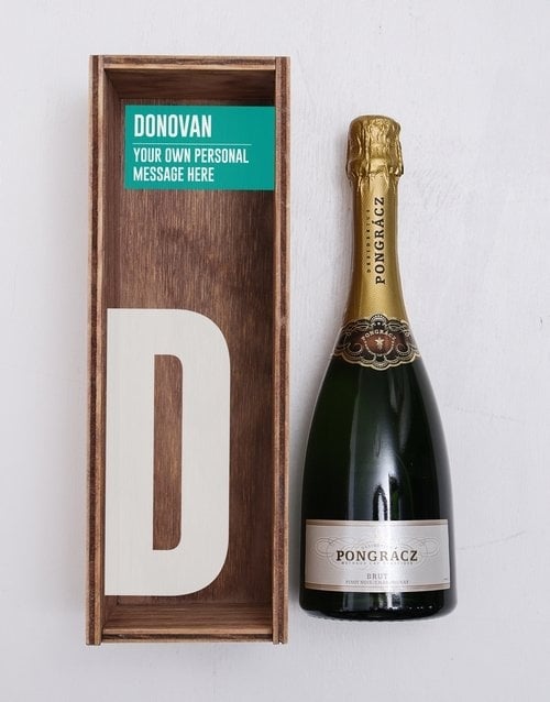Personalised Initial Printed Crate