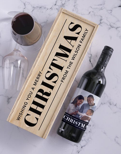 Personalised From The Family Wine And Crate