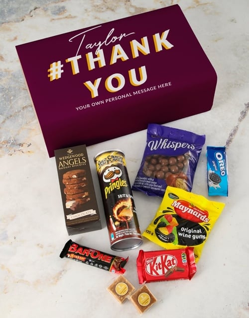 Personalised Thank You Gourmet Giftbox (Standard)