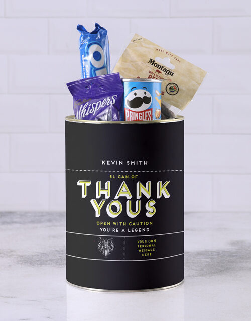 Personalised Thank Yous Bro Bucket (STANDARD)