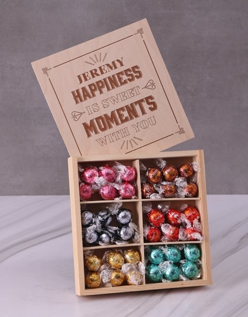Personalised Sweet Moments Lindt Treasure Box (TEDDY)