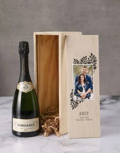 Personalised Champagne Portrait Crate (Steenberg)