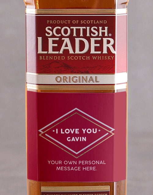 Personalised I Love You Scottish Leader (Standard)