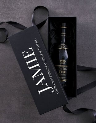 Personalised KWV 10 YR Giftbox