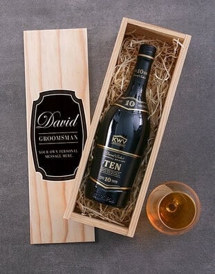 Personalised KWV Ten Year Brandy Crate