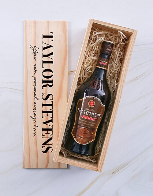 Personalised Nachtmusik Printed Crate