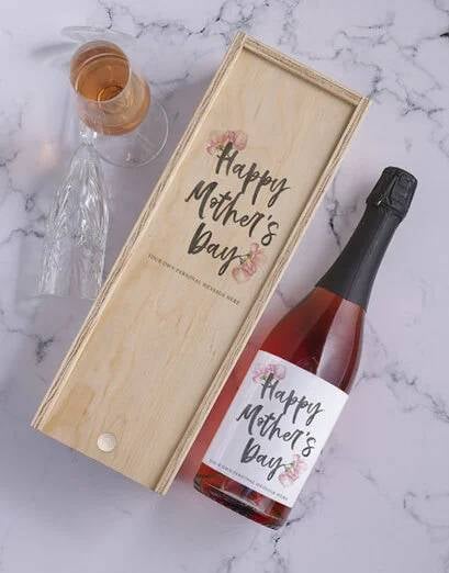 Personalised Rosie Wine and Crate